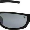 Ironman Men's Relentless Wrap Sunglasses, Matte Black, 63 mm