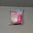 FUAMEY Puppy Puffer Jacket, Warm Padded Pet Snow Vest, Cute Windproof Dog Clothes, Waterproof Outdoor Lightweight Small Dog Hoodie, Chihuahua Poodles Yorkshire Pet Apparel Medium/16 (Pink)