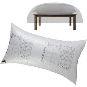 Air Pillow-Inflatable for Patio Table Cover, PP Patio Furniture Cover Airbag-Rectangle, Woven Bag Anti-Collision, Support Prevents Leaves,Water and Snow Pooling (White, 87x40inch)