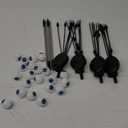 KerKoor Solar Halloween Lights Outdoor Decorations - 4 Pack 32 LED Solar Eyeball Lights for Yard, Scary Eyeballs Halloween Light for Outside, Pathway, Walkway, Landscape, Garden, Party Decor (Purple)