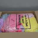 36 Pcs Sleepover Party Supplies for Girl Spa Slumber Birthday Favors Throw Blanket Pillow Eye Mask Headband Scrunchies (Solid Color,Multicolor)