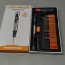 Customizer Engraving Pen (Formerly Culiau): Ultimate Cordless Portable Tool for Artists & DIYers - Engrave 50+ Surfaces - Beginner Friendly - Rechargeable - Free 30 Bits & Mastery Guide