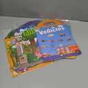 5 Sets Reusable Sticker Books for Toddlers 2-4 Years, Jelly Sticker Activity Books for Kids, Travel Toys for Toddlers Ages 2+ Girls & Boys