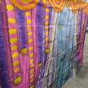 Marigold Garland for Decoration 5 Pcs of 5 feet Long Strands Artificial Marigold Flowers, Indian Décor for Pooja, (Marigold Mix Color 5pcs) 94"x71"