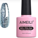 4 x  Winter Relective Glitter Gel Nail Polish Colors 652