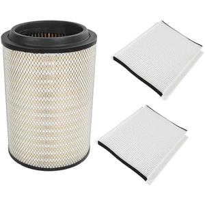 Engine & 2 Air Filters P606720 P606555 Compatible with Volvo VNL 780 760 860 670 630, VN 780 670, VH VHD VNM D12 D13 D16 Replaces RS4642 LAF9201 AF26405 CAF24000 49084 20411815
