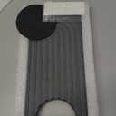 Slow Slog Quick Dry Sink Splash Guard  Extended 23.6" Splash Guard for Kitchen and Bathroom Countertops  Absorbent Diatomaceous Earth Faucet Mat  Dark Gray