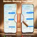 TORRAS Borderless for iPhone 17 Pro Screen Protector 2-Pack [Invisible Fit & Ultra Clarity] [Anti-Scratch Full Coverage], Bubble-Free, Military-Grade Shatterproof 9H Tempered Glass, 6.3"