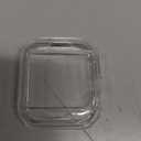 top4cus 38mm Case Soft Flexible Lightweight Anti-Scratch Overall Protective 38mm Iwatch Waterproof Cover Case Shiny Workout Shockproof Bumper Compatible with Apple Watch Series 3/2/1 - Clear