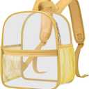 Oraben Clear Backpack for Stadium Events, Stadium Approved 12 x 6 x 11, Small Clear Backpack for Concerts School Works, Fast Security Check, Waterproof PVC, Adjustable Straps, Women Men