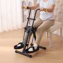 Pedal Exerciser Bike for Seniors, Arm Leg Hand and Knee Elderly Exercise Equipment, Sitting Home Exercise Machine for Total Body, Upper and Lower Limb Trainer
