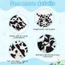 ALVABABY Christmas Baby Bunting Bodysuit with Hood, Romper Jumpsuit Animal Costume Outfit, Soft Warm Onesize Newborn Toddler (12-18 Months, Dairy Cow)