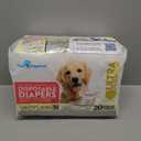 Paw Inspired 20ct Disposable Dog Diapers | Female Dog Diapers Ultra Protection | Diapers for Dogs in Heat, Excitable Urination, or Incontinence (X-Large)