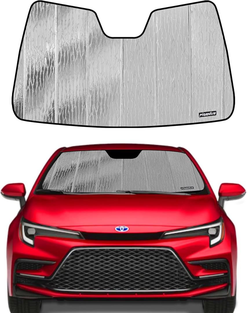 Windshield Sun Shade for Toyota Corolla Hatchback 2019-2025, Corolla Sedan 2020-2025, GR Corolla 2023-2025 - AstraGuard