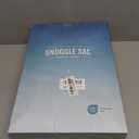 Snuggle Sac Queen Size Comforter, All Seasons Down Alternative Quilted Comforter, Reversible Blankets, Breathable Cooling Blankets for Hot Sleepers and Night Sweats, 90x90 Inches, Cool Gray