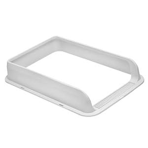 Plastic Lid for Large Stainless Steel Cat Litter Box, 23.6" x 15.7" x 4"