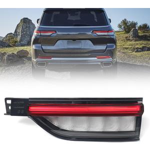 Huray Right Inner Tail Light Fit for Jeep Grand Cherokee 4-Door 2022-2025 RH LED Taillight Rear Brake Lamp Assembly OE Style Accessory Replacement for CH2803122 68377974AD (Passenger Side)