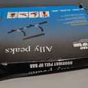 Ally Peaks Pull Up Bar for Doorway | Thickened Steel Max Limit 440 lbs Upper Body Fitness Workout Bar| Multi-Grip Strength for Doorway | Indoor Chin-Up Bar Fitness Trainer for Home Gym Portable (Silver)