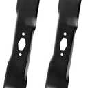 HQPASFY 742-05535 Lawn Mower Blades Set, Diamond Center Hole Compatible with 36 Inch Deck MTD, Craftsman, TroyBilt, Yard Machines, Replace OEM 742P05535, CMXGZAM110190, 490-110-M190, 2 Pack