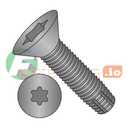 1/4-20 x 1 1/4'' Self-Tapping Trailer Deck Screws, Flat Head, Type F, Star Drive T-25, Steel Floorboard Thread Cutting Screws for Wood & Metal - 100 Pcs