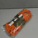 6 Bundles Silk Geraniums Artificial Flowers for Outdoors, UV Resistant Faux Plants Realistic for Garden Patio Porch Window Box Home Indoor Outdoor Decor (6, Orange-red)