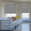 Blinds for Windows, Blackout Shades with Thermal Insulated, UV Protection Roll UP and Down Window Blinds for Home, Door, Kitchen, Bathroom (72" W x 68" L, Light Grey)