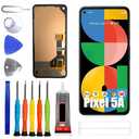 ERYNK TFT OLED Display [No Fingerprint Function] Compatible with Google Pixel 5A [6.34 inch] G1F8F, G4S1M Screen Touch Digitizer Assembly LCD Display with Repair kit
