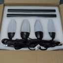 SUNVIE Low Voltage Pathway Lights LED Landscape Lights Low Voltage 3W 12-24V 3000K Landscape Lighting Cast-Aluminum Waterproof Landscape Path Lights for Yard Walkway Garden ETL Listed Cord, 4 Pack