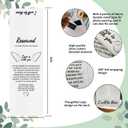 Reserved Memorial Wedding Chair Sign wedding sign with Photo Pasting Function Cotton Linen Fabric Wedding Reserved Seat Decor Save a Seat for Someone In Heaven