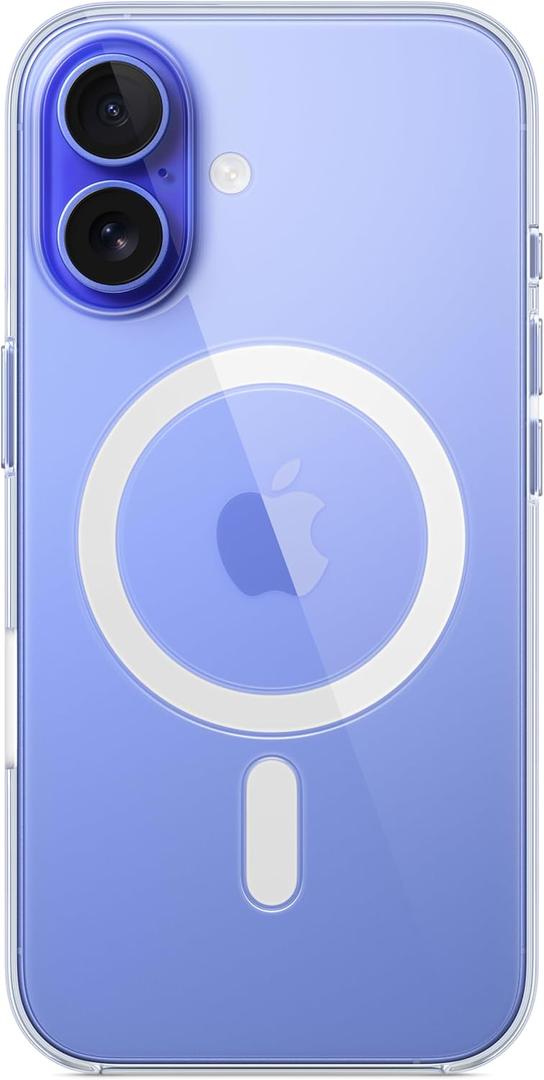 Apple iPhone 16 Clear Case with MagSafe and Camera Control: Lightweight Phone Case, Wireless Charging Compatible, Smooth Glossy Finish