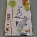 Fresh Fruit Juice Extractor,2026 Upgraded Aluminum Alloy Fresh Fruit Juice Extractor, Hand Press Juicer with Ergonomic Grip,Lemon Juicers,Easy to Clean Efficient Extraction of Citrus