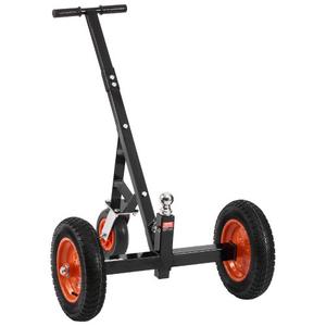 Heavy-Duty Trailer Dolly, 1000lbs Tongue Weight Capacity, Carbon Steel Trailer Mover with 2 inch Ball, 14 inch Pneumatic Tires, Portable Tow Dolly for Moving RV Trailer