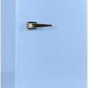 Frigidaire Retro Compact Fridge with Chiller, 3.2 cu ft Countertop Fridge with Built-In Bottle Opener, Compact Refrigerator for Office, Bedroom, Dorm Room or Cabin - 16.5" D x 19" W x 31" H (Blue)