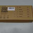SCHOLOX Magnetic Classroom Voice Level Light, Push Light Voice Level Chart, 24"L x 2.8"W