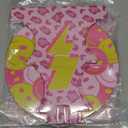 UPINS 3 Tier Preppy Cupcake Stand Yellow Pink Smile Face Party Decorations Stand Cardboard Cupcake Holder Tower for Preppy Theme Birthday Bachelorette Party Favors Supplies Pack of 3