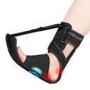 Upgraded Plantar Fasciitis Night Splint (Black-Plus)