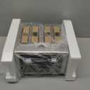 Touch screen Toaster 4 slice,Stainless Steel Digital Timer Toasters with Sound/Screen-Off Function,6 Bread Types & Shade Settings,Smart 1.5 Wide Slots Toaster with Bagel,Defrost,Stainless Steel