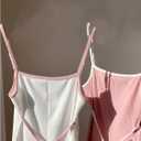 Verdusa Women's 2 Pack Coquette Bow Tie Sleeveless Rompers Backless Summer Jumpsuit Unitard (M)