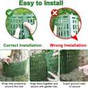 20 Pack Tree Trunk Protector, Expandable Tree Guard Wraps to Protect Bark with Twist Tie and Metal Stakes, Plant Shrub Protectors from Deer, Rodents, Animals, Trimmers, Mowers