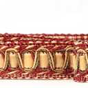 Braid Trim 6.5 Yard Polyester Woven Gimp Braid Trim 2 cm/0.79 inch Diameter Decorative Fabric Trim for Sewing and Crafting (Mix red)