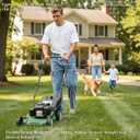 Men's Hiking Pants Cargo Jeans for Hiking, Fishing, Tactical, Jogger - Multi-Pocket Denim Work Pants (Blue, M)