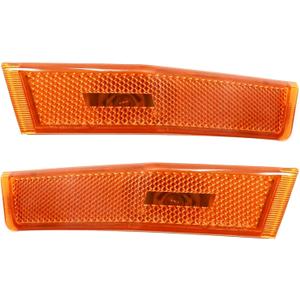 7A1Z-15A201-A Front Bumper Side Marker Light Reflector Lens, Replacement for Lincoln MKX 2007-2010, Replaces 7A1Z-15A201-B