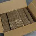 RLAVBL 4.6x2.2x2.2 Small Shipping Boxes Set of 100, Brown Corrugated Cardboard Box, Mailer Box
