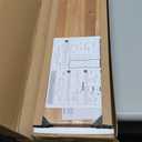 24" Rustic Elm Wood Floating Shelves, 8 Inch Deep Wall Shelves for Home Decor, Wall Mounted Floating Shelf with Invisible Bracket, Heavy-Duty Storage & Display Shelf for Living Room, Kitchen, Set of 2