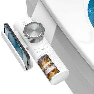 FEELSO Bidet Attachment for Toilet with Filter, Bidet Toilet Seat with Self-Cleaning Dual Nozzle (Frontal/Rear Wash), Ultra-Slim & Non-Electric Bidet Sprayer for Hard Water, Adjustable Water Pressure