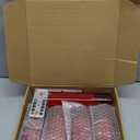 Flameless LED Candles with Timer 5 Pc Flickering Flameless Candles for Romantic Ambiance and Home Decoration Stable Acrylic Shell, with Embedded Star StringBattery Operated Candles Red