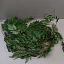 RECUTMS Artificial Willow Leaves Vine Twigs 2Pcs 5.7Ft Fake Hanging Ivy Plants Silk Green Leaf Rattan Garland Greenery Decor for Indoor Outdoor Home Wedding Arch Jungle Beach Birthday Party Garden