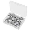 Wall Plate Screws, 100 pcs White Outlet Screws 3/8" Long 6-32 Thread Light Electrical Cover Panel Switch Plate Screws