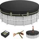 15 FT Round Pool Cover for Above Ground Pool, 500D Oxford