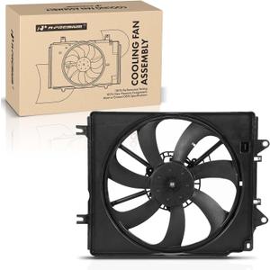 A-Premium Right Engine Radiator Cooling Fan Assembly Compatible with Select Honda Models - CR-V CRV 2017-2022 - Replace# 386115PAA01, 386165PAA01